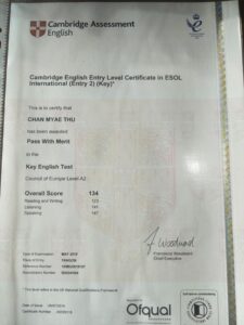 Làm Chứng Chỉ KET Giống Thật 100% Tại Làm Bằng 247