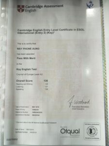 Làm Chứng Chỉ KET Giống Thật 100% Tại Làm Bằng 247