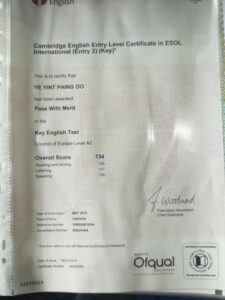 Làm Chứng Chỉ KET Giống Thật 100% Tại Làm Bằng 247