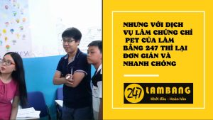 Làm Chứng Chỉ PET Chính Quy Ở Đâu Chất Lượng Và Uy Tín ?
