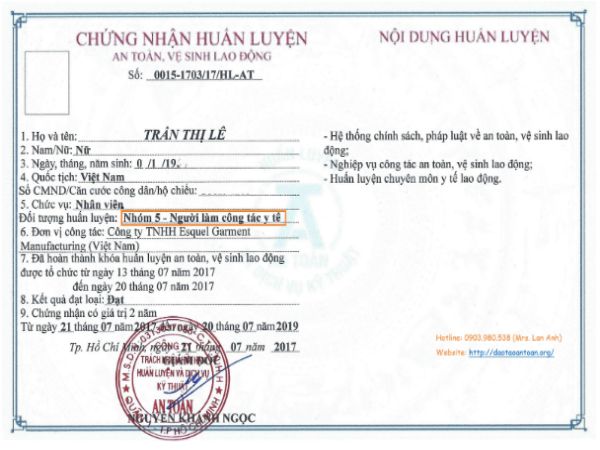 Chứng chỉ an toàn lao động được hiểu như thế nào?