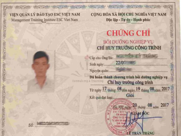 Các loại chứng chỉ chỉ huy trưởng mà Làm Bằng 247 cung cấp