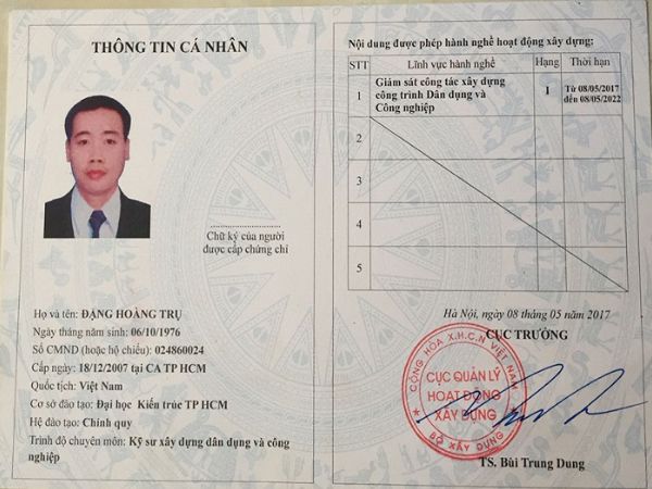Làm chứng chỉ giám sát xây dựng là gì?