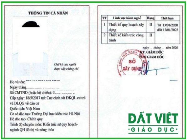 Các dịch vụ làm chứng chỉ hành nghề Kiến Trúc Sư mà Làm Bằng 247 đang hỗ trợ