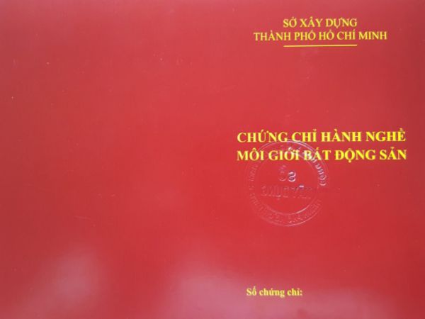 Bảng giá dịch vụ làm chứng chỉ môi giới bất động sản lấy liền