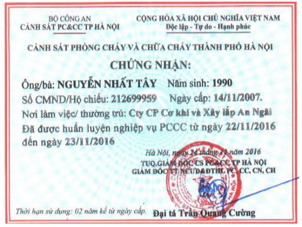 Tìm hiểu về làm chứng chỉ phòng cháy chữa cháy và tại sao nó quan trọng cho doanh nghiệp
