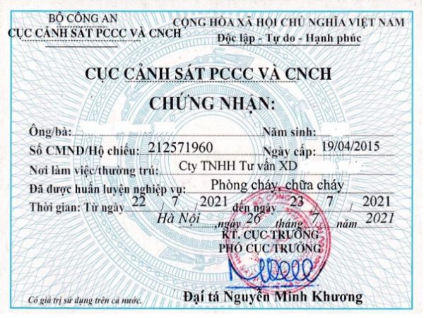Các bước làm chứng chỉ Phòng Cháy CC tại Làm Bằng 247
