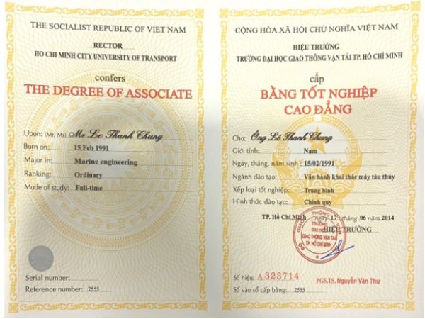 Làm Bằng Cao Đẳng Hà Nội Phôi Gốc Chất Lượng Tuyệt Đối