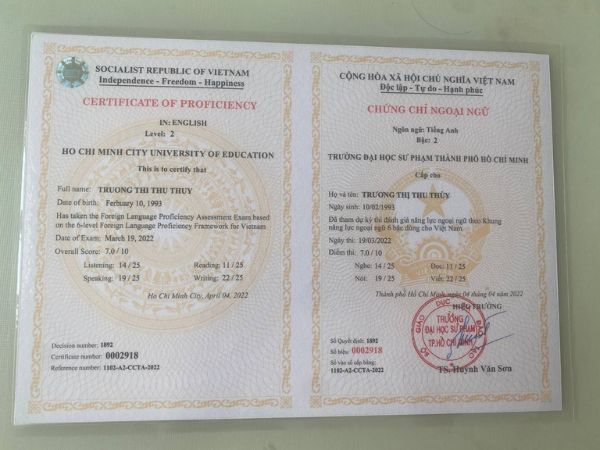 Các Loại Chứng Chỉ Tiếng Anh Được Sử Dụng Nhiều Nhất Hiện Nay