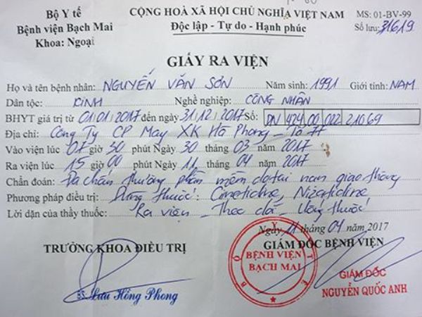 Làm Giấy Bệnh Viện Giả Có Đầy Đủ Hồ Sơ Bệnh Án