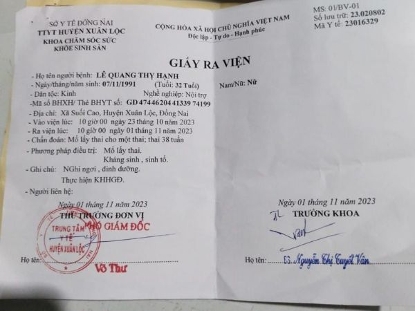 Làm Giấy Bệnh Viện Giả Có Đầy Đủ Hồ Sơ Bệnh Án